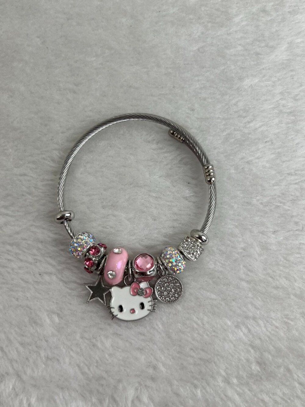 Pink Hello Kitty Bracelet cute